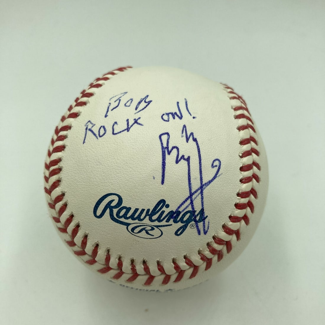 Jimmy Page Signed Major League Baseball with JSA COA Led Zeppelin (1 of 5)