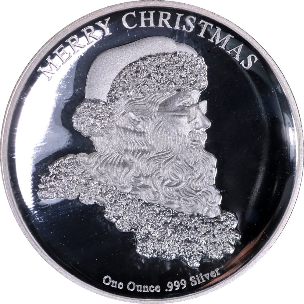 2014 Silver Tuvalu $1 Santa Merry Christmas NGC PF70 Ultra Cameo High Relief Coin: 2014 Silver Tuvalu $1 Santa Merry Christmas NGC PF70 Ultra Cameo High Relief Coin This 2014 Tuvalu Silver $1 Merry Christmas Santa Claus coin features a high relief design with exceptional luster and
