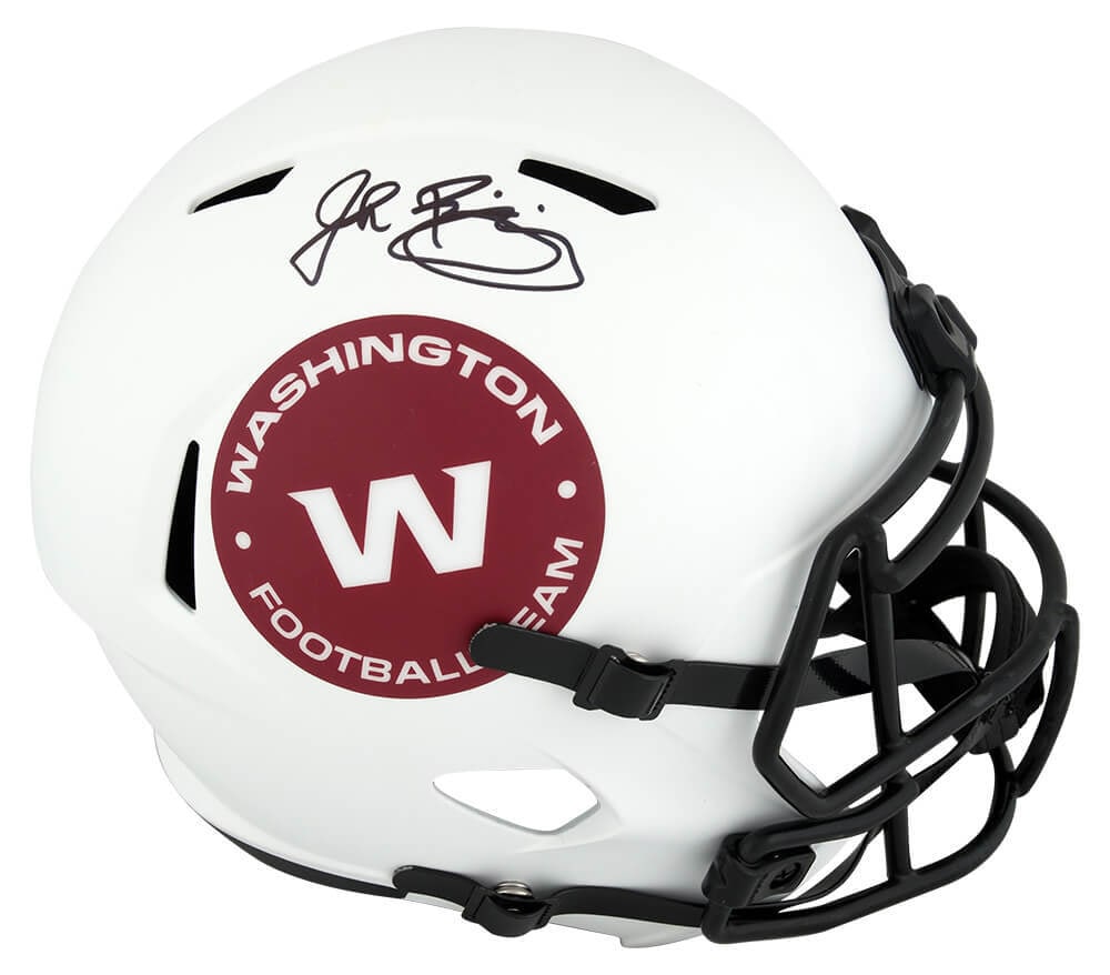 John Riggins Signed Washington Commanders Lunar Eclipse Helmet with COA: John Riggins Signed Washington Commanders Lunar Eclipse Helmet with COA Celebrate the legacy of John Riggins with this signed Washington Commanders Lunar Eclipse Riddell full-size speed replica helmet