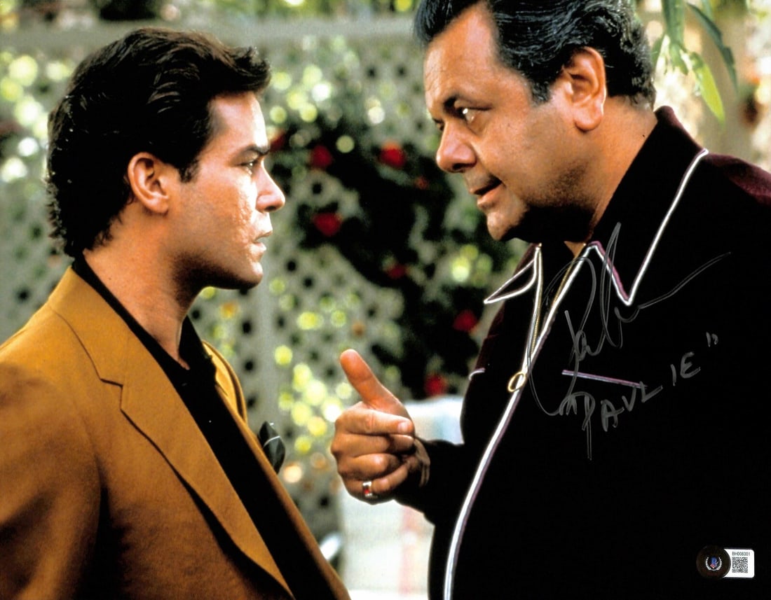 Paul Sorvino Signed Goodfellas 11x14 Photograph Inscribed Paulie BAS (1 of 1)