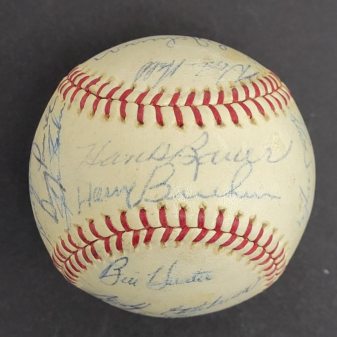 1966 Baltimore Orioles Team Signed AL Baseball with JSA COA (1 of 7)