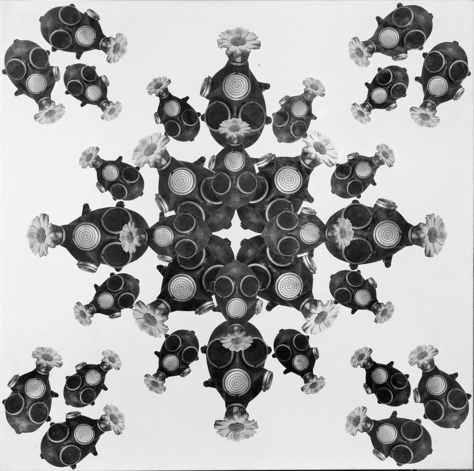 Breath Mandala #3 24x24 Mixed Media by Tetiana Kalivoshko Abstract Art (1 of 3)