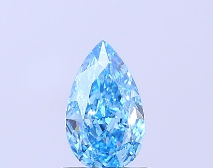 Loose Diamond - PEAR 0.74ct Fancy Vivid Blue VS1: Loose Diamond - PEAR 0.74ct Fancy Vivid Blue VS1 Source: This is a real non-mined Diamond that has been grown in a lab Shape: PEAR Carats: 0.74 Color: Fancy Vivid Blue Certification: IGI Video: