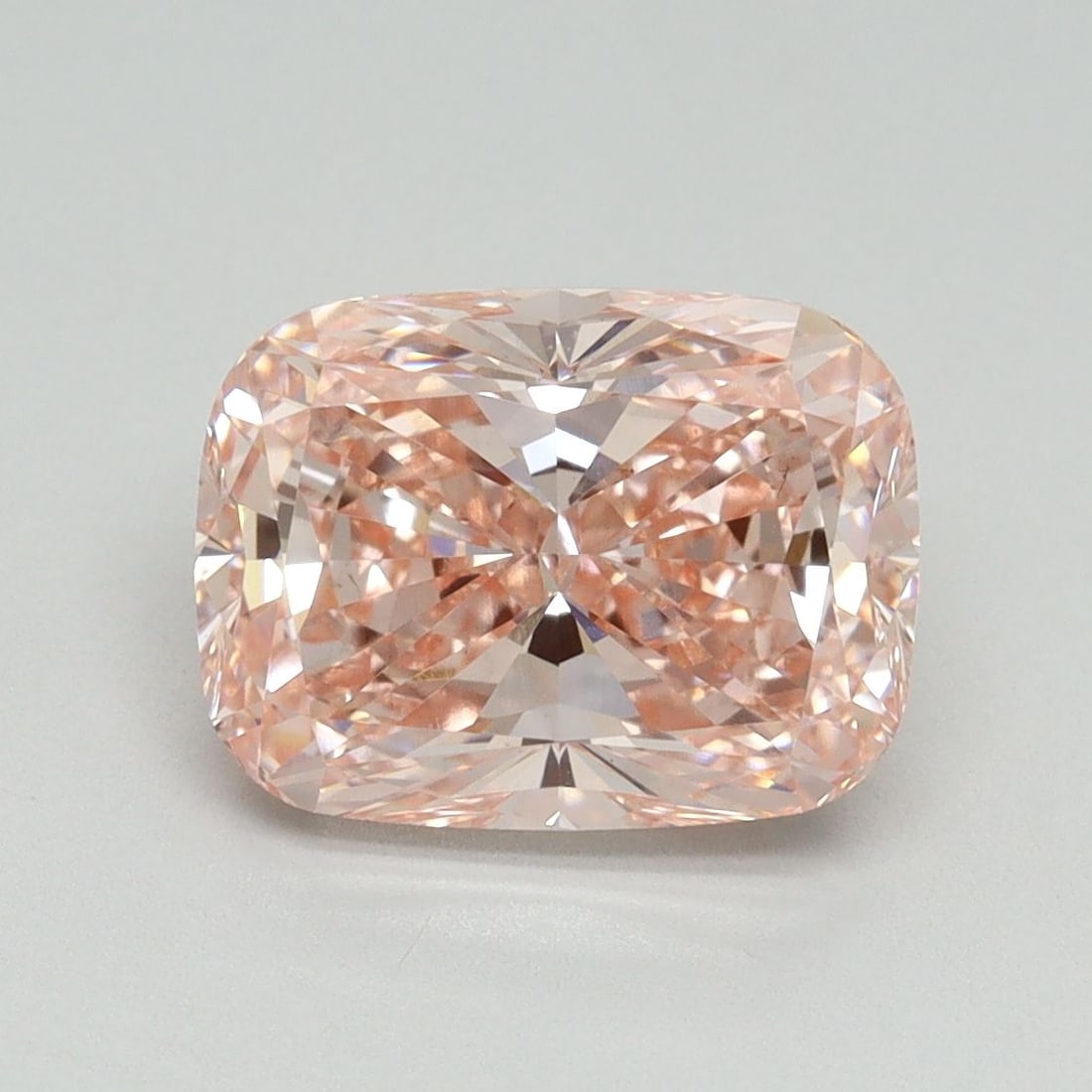 Loose Diamond - CUSHION MODIFIED 3.03ct Fancy Vivid Pink VS1: Loose Diamond - CUSHION MODIFIED 3.03ct Fancy Vivid Pink VS1 Source: This is a real non-mined Diamond that has been grown in a lab Shape: CUSHION MODIFIED Carats: 3.03 Color: Fancy Vivid Pink Certific