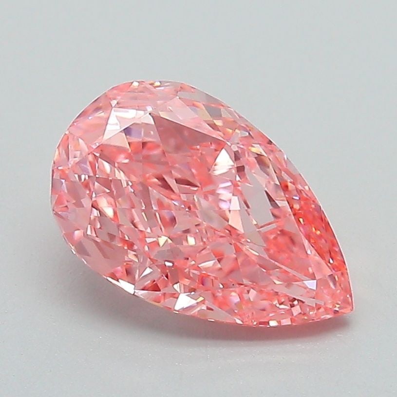 Loose Diamond - PEAR 1.6ct Fancy Vivid Pink VS2: Loose Diamond - PEAR 1.6ct Fancy Vivid Pink VS2 Source: This is a real non-mined Diamond that has been grown in a lab Shape: PEAR Carats: 1.6 Color: Fancy Vivid Pink Certification: IGI Video:
