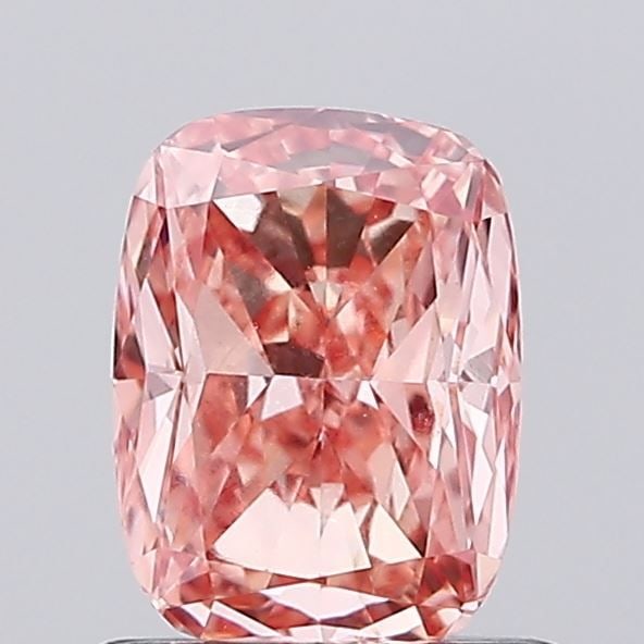 Loose Diamond - CUSHION BRILLIANT 0.71ct Fancy Intense Pink VVS2: Loose Diamond - CUSHION BRILLIANT 0.71ct Fancy Intense Pink VVS2 Source: This is a real non-mined Diamond that has been grown in a lab Shape: CUSHION BRILLIANT Carats: 0.71 Color: Fancy Intense Pink