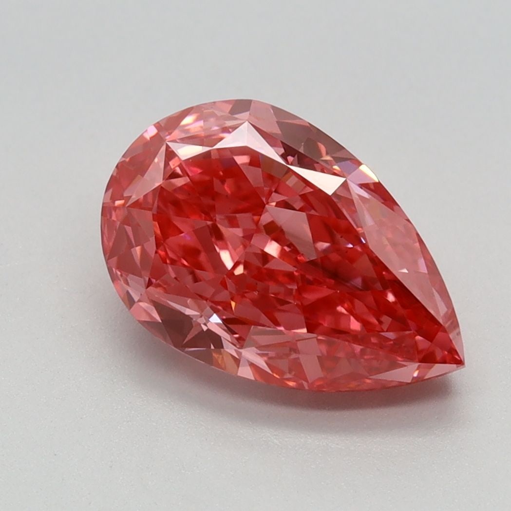 Loose Diamond - PEAR 2.35ct Fancy Vivid Pink VS1: Loose Diamond - PEAR 2.35ct Fancy Vivid Pink VS1 Source: This is a real non-mined Diamond that has been grown in a lab Shape: PEAR Carats: 2.35 Color: Fancy Vivid Pink Certification: IGI Video: