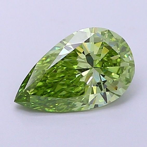 Loose Diamond - PEAR 1.02ct Fancy Vivid Green VS2: Loose Diamond - PEAR 1.02ct Fancy Vivid Green VS2 Source: This is a real non-mined Diamond that has been grown in a lab Shape: PEAR Carats: 1.02 Color: Fancy Vivid Green Certification: IGI Video:
