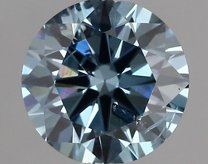 Loose Diamond - ROUND 1.1ct Fancy Vivid Blue I1: Loose Diamond - ROUND 1.1ct Fancy Vivid Blue I1 Source: This is a real non-mined Diamond that has been grown in a lab Shape: ROUND Carats: 1.1 Color: Fancy Vivid Blue Certification: IGI Video: