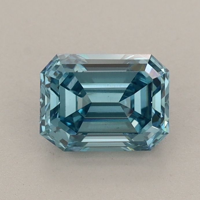 Loose Diamond - EMERALD 0.91ct Fancy Vivid Blue VS1: Loose Diamond - EMERALD 0.91ct Fancy Vivid Blue VS1 Source: This is a real non-mined Diamond that has been grown in a lab Shape: EMERALD Carats: 0.91 Color: Fancy Vivid Blue Certification: IGI