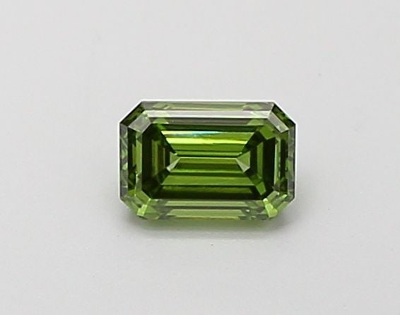 Loose Diamond - EMERALD 0.34ct Fancy Vivid Green VS1 (1 of 1)