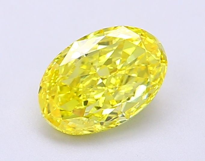 Loose Diamond - OVAL 1.0ct Fancy Vivid Yellow VVS2: Loose Diamond - OVAL 1.0ct Fancy Vivid Yellow VVS2 Source: This is a real non-mined Diamond that has been grown in a lab Shape: OVAL Carats: 1.0 Color: Fancy Vivid Yellow Certification: IGI Video: