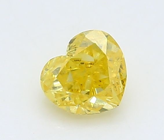 Loose Diamond - HEART 0.22ct Fancy Vivid Yellow VS1: Loose Diamond - HEART 0.22ct Fancy Vivid Yellow VS1 Source: This is a real non-mined Diamond that has been grown in a lab Shape: HEART Carats: 0.22 Color: Fancy Vivid Yellow Certification: IGI Video: