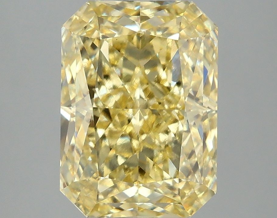 Loose Diamond - RADIANT 4.07ct Fancy Vivid Yellow VS1: Loose Diamond - RADIANT 4.07ct Fancy Vivid Yellow VS1 Source: This is a real non-mined Diamond that has been grown in a lab Shape: RADIANT Carats: 4.07 Color: Fancy Vivid Yellow Certification: IGI Vid