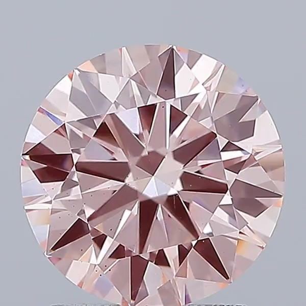 Loose Diamond - ROUND 1.81ct Fancy Intense Pink VS1: Loose Diamond - ROUND 1.81ct Fancy Intense Pink VS1 Source: This is a real non-mined Diamond that has been grown in a lab Shape: ROUND Carats: 1.81 Color: Fancy Intense Pink Certification: IGI Video: