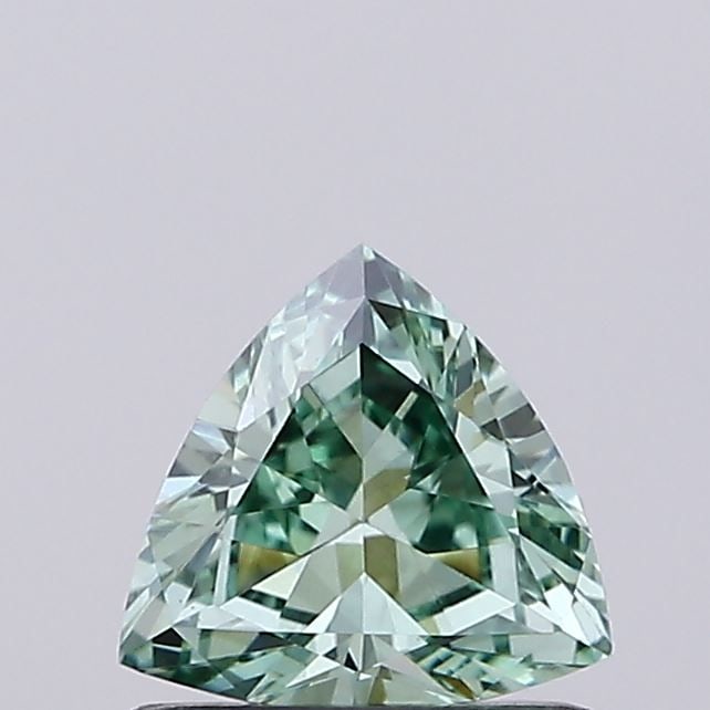 Loose Diamond - TRILLIANT 0.53ct Fancy Intense Green VS1: Loose Diamond - TRILLIANT 0.53ct Fancy Intense Green VS1 Source: This is a real non-mined Diamond that has been grown in a lab Shape: TRILLIANT Carats: 0.53 Color: Fancy Intense Green Certification: N