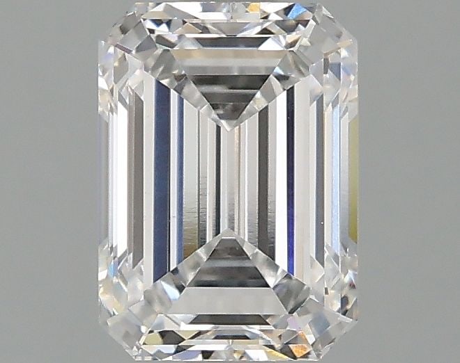 Loose Diamond - EMERALD 1.59ct E VS1: Loose Diamond - EMERALD 1.59ct E VS1 Source: This is a real non-mined Diamond that has been grown in a lab Shape: EMERALD Carats: 1.59 Color: E Clarity: VS1 Certification: IGI Video: