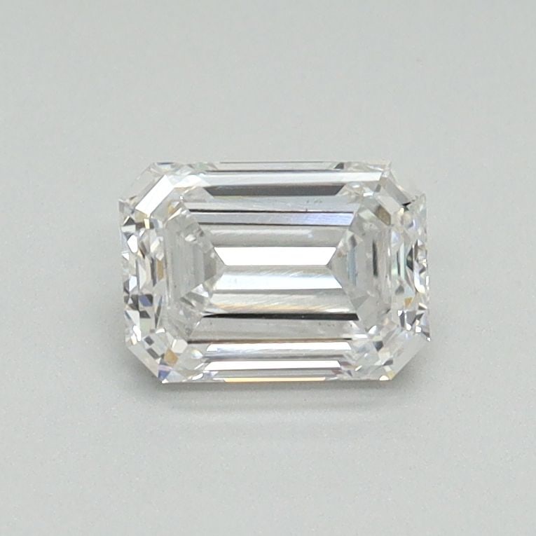 Loose Diamond - EMERALD 0.69ct F VS1: Loose Diamond - EMERALD 0.69ct F VS1 Source: This is a real non-mined Diamond that has been grown in a lab Shape: EMERALD Carats: 0.69 Color: F Clarity: VS1 Certification: NONE Video: Video Link