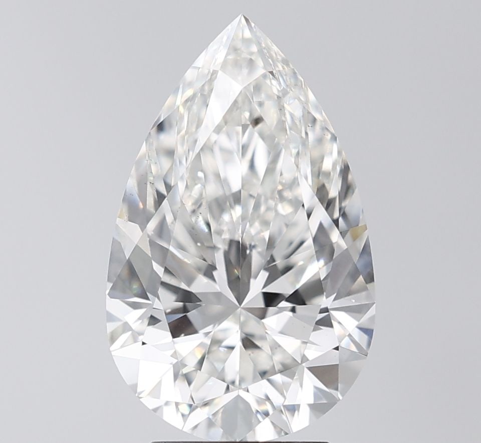 Loose Diamond - PEAR 4.0ct G VS2: Loose Diamond - PEAR 4.0ct G VS2 Source: This is a real non-mined Diamond that has been grown in a lab Shape: PEAR Carats: 4.0 Color: G Clarity: VS2 Certification: IGI Video:
