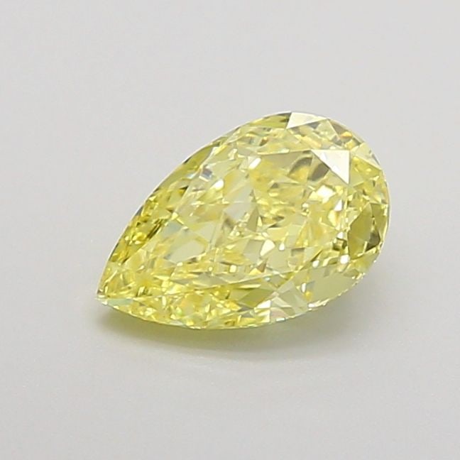 Loose Diamond - PEAR 0.76ct Fancy Intense Yellow VVS2: Loose Diamond - PEAR 0.76ct Fancy Intense Yellow VVS2 Source: This is a real non-mined Diamond that has been grown in a lab Shape: PEAR Carats: 0.76 Color: Fancy Intense Yellow Certification: IGI Vide