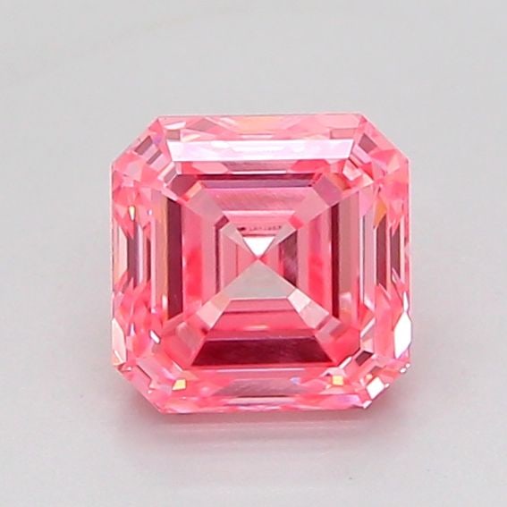 Loose Diamond - ASSCHER 1.08ct Fancy Vivid Pink VVS2: Loose Diamond - ASSCHER 1.08ct Fancy Vivid Pink VVS2 Source: This is a real non-mined Diamond that has been grown in a lab Shape: ASSCHER Carats: 1.08 Color: Fancy Vivid Pink Certification: IGI Video: