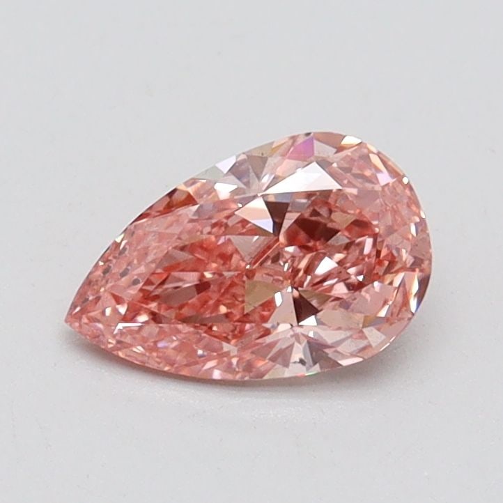 Loose Diamond - PEAR 0.6ct Fancy Vivid Pink SI1: Loose Diamond - PEAR 0.6ct Fancy Vivid Pink SI1 Source: This is a real non-mined Diamond that has been grown in a lab Shape: PEAR Carats: 0.6 Color: Fancy Vivid Pink Certification: IGI Video: Video