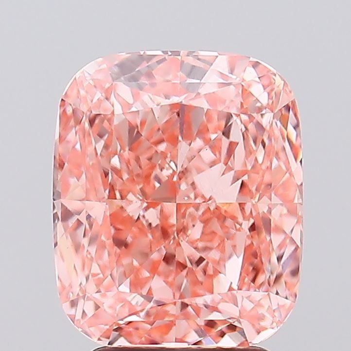 Loose Diamond - CUSHION MODIFIED 3.54ct Fancy Vivid Pink VS1: Loose Diamond - CUSHION MODIFIED 3.54ct Fancy Vivid Pink VS1 Source: This is a real non-mined Diamond that has been grown in a lab Shape: CUSHION MODIFIED Carats: 3.54 Color: Fancy Vivid Pink Certific
