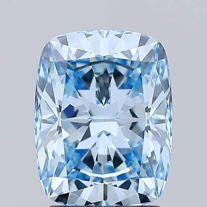 Loose Diamond - CUSHION BRILLIANT 2.1ct Fancy Vivid Blue VS1 (1 of 1)