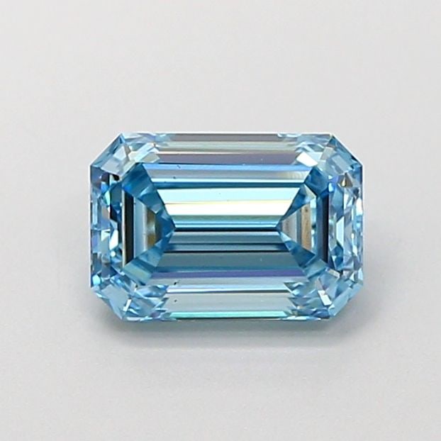 Loose Diamond - EMERALD 1.09ct Fancy Vivid Blue VS1: Loose Diamond - EMERALD 1.09ct Fancy Vivid Blue VS1 Source: This is a real non-mined Diamond that has been grown in a lab Shape: EMERALD Carats: 1.09 Color: Fancy Vivid Blue Certification: IGI Video: