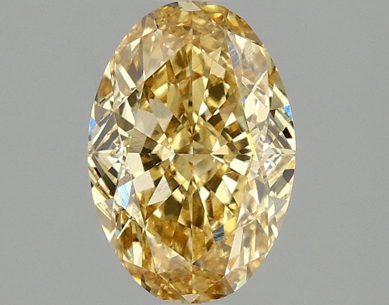 Loose Diamond - OVAL 2.05ct Fancy Vivid Yellow VS1: Loose Diamond - OVAL 2.05ct Fancy Vivid Yellow VS1 Source: This is a real non-mined Diamond that has been grown in a lab Shape: OVAL Carats: 2.05 Color: Fancy Vivid Yellow Certification: IGI Video: