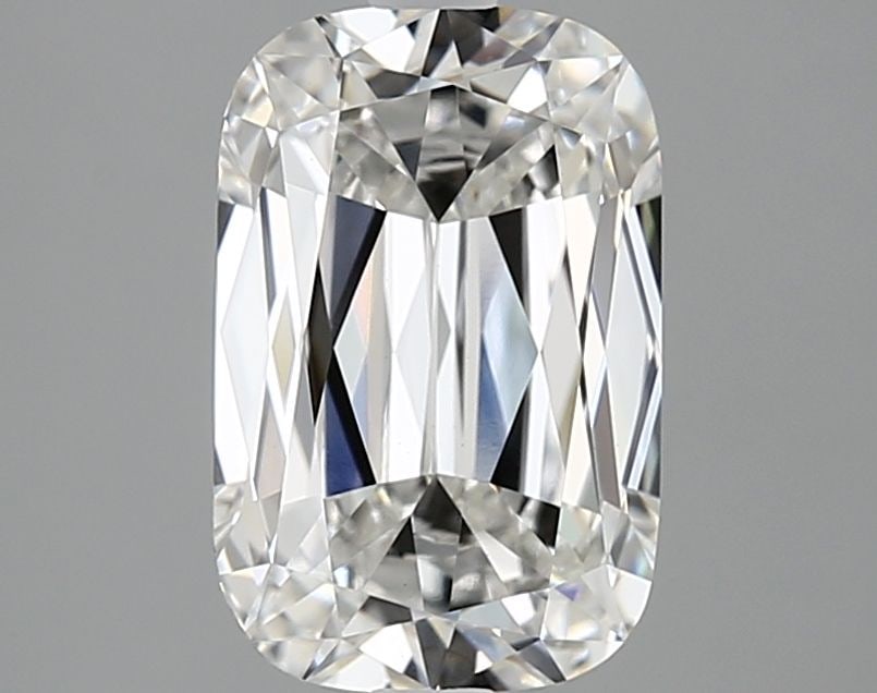Loose Diamond - CUSHION MODIFIED 2.1ct F VS1: Loose Diamond - CUSHION MODIFIED 2.1ct F VS1 Source: This is a real non-mined Diamond that has been grown in a lab Shape: CUSHION MODIFIED Carats: 2.1 Color: F Clarity: VS1 Certification: IGI Video: