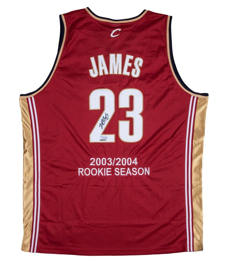 LeBron James Signed Rookie Season Cavaliers Jersey UDA COA Limited Edition 7 of 23 (1 of 4)