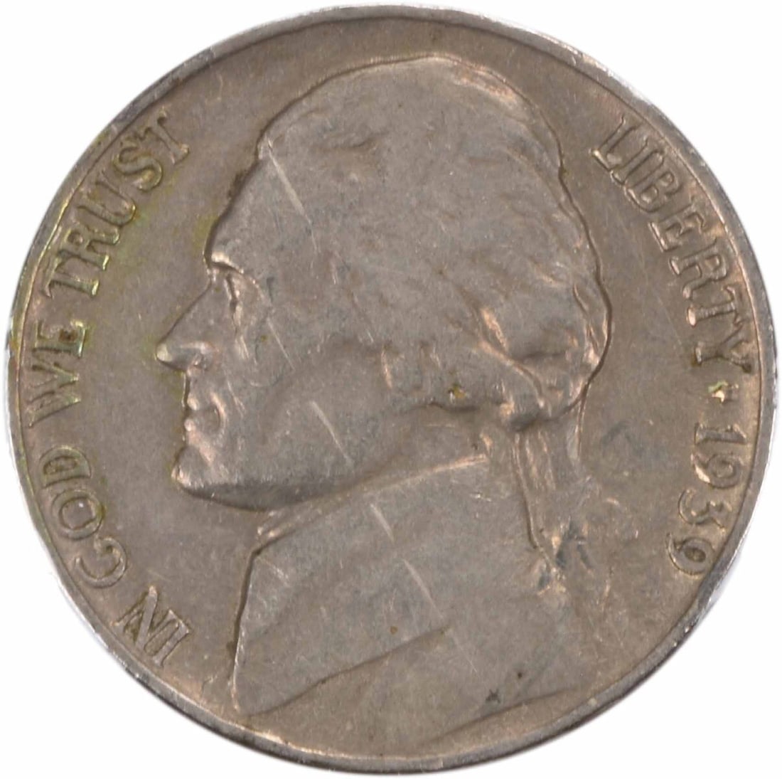 1939 Jefferson Nickel Doubled Die Reverse FS-801 Extra Fine Uncertified (1 of 2)