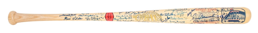 Brooklyn Dodgers Signed Bat 86 Sigs Sandy Koufax Vin Scully Beckett Authenticated: Brooklyn Dodgers Signed Bat 86 Sigs Sandy Koufax Vin Scully Beckett Authenticated This stunning Brooklyn Dodgers commemorative bat is a true collector's gem, featuring the signatures of 86 former play
