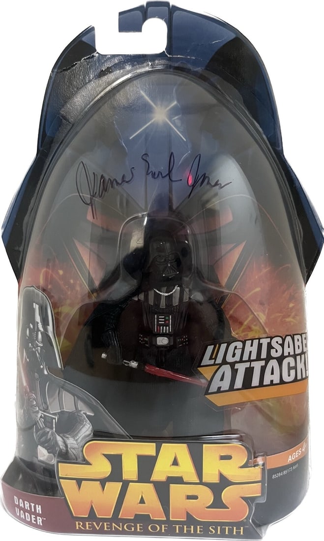 James Earl Jones Signed Hasbro Darth Vader Action Figure Star Wars 2005 Beckett Authenticated (1 of 1)