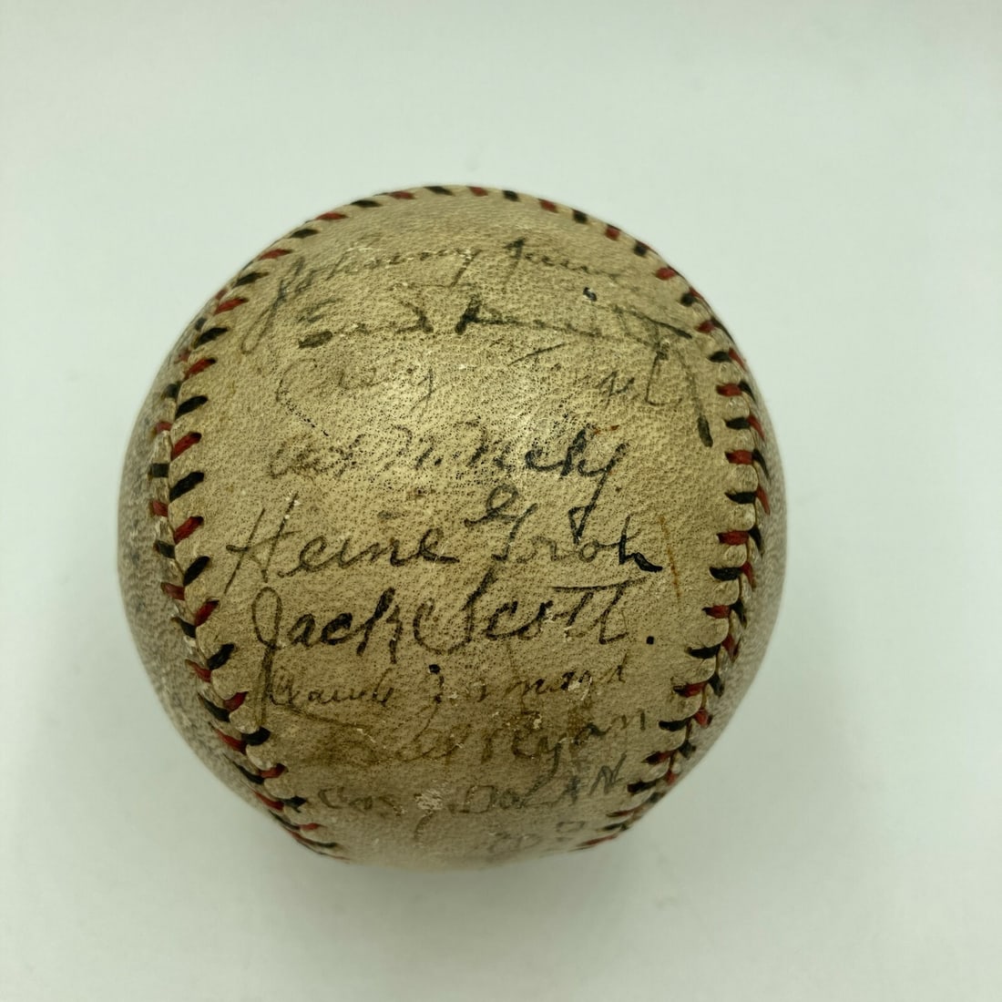 1922 New York Giants Signed Baseball with Beckett COA (1 of 10)