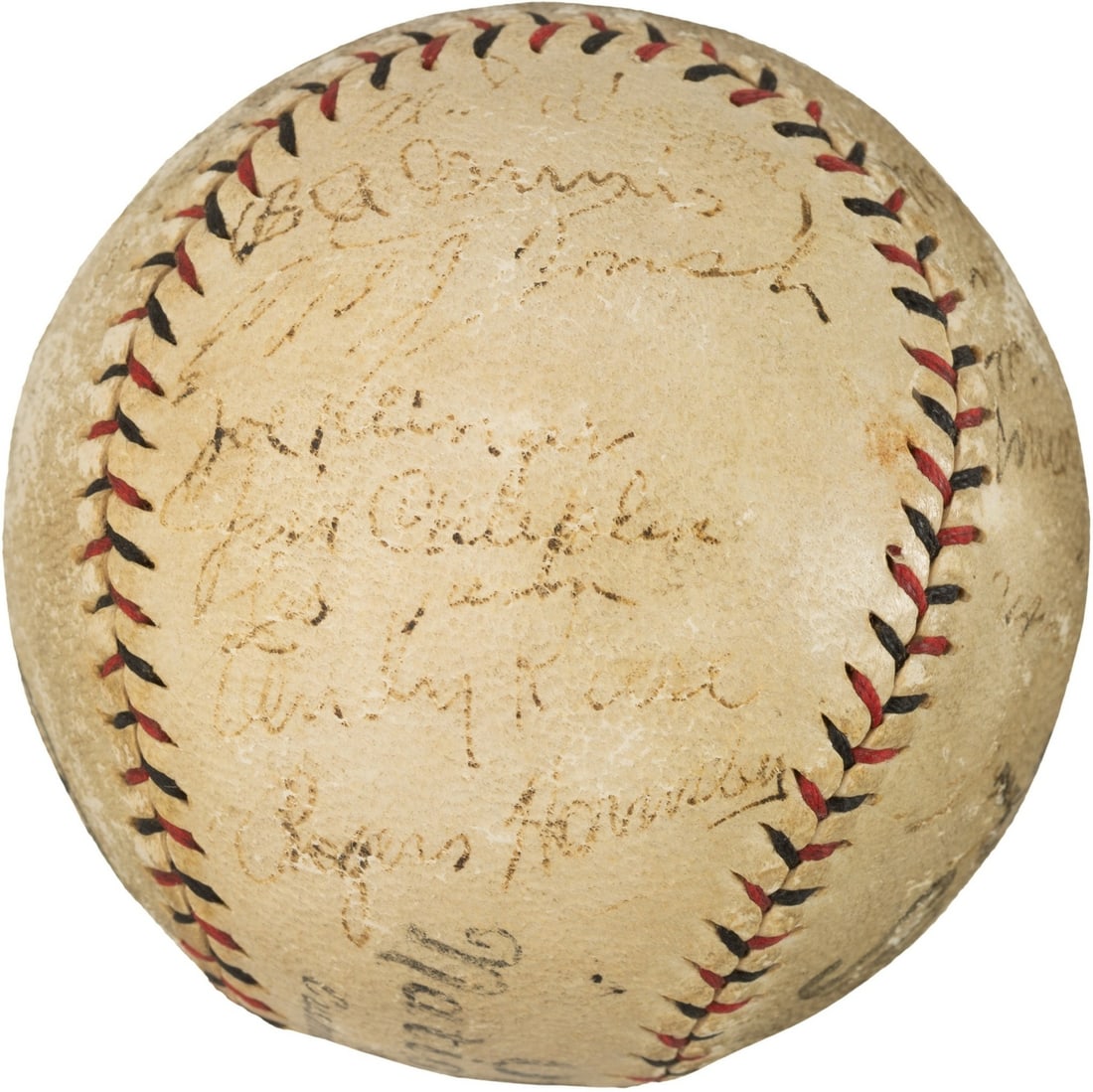 1927 New York Giants Signed Baseball with PSA DNA COA (1 of 8)