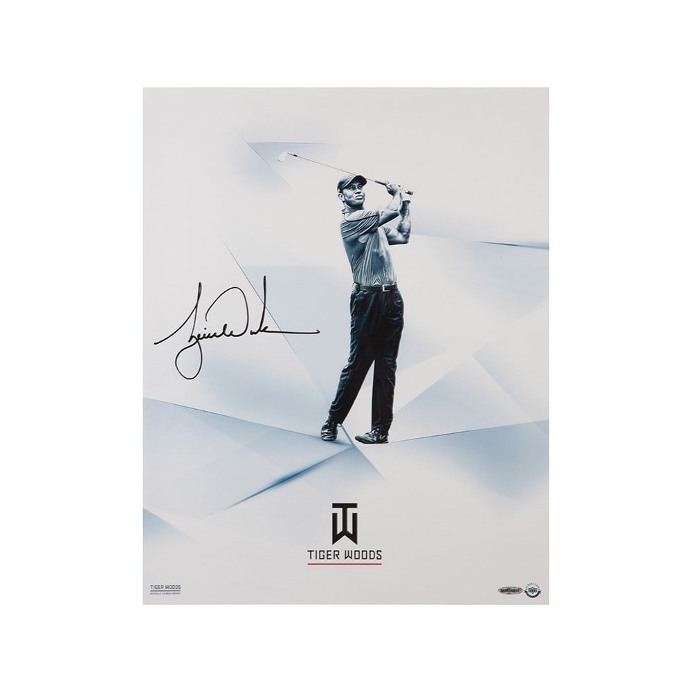 Tiger Woods Autographed 16X20 Photo Clarity Upper Deck Authentic (1 of 4)