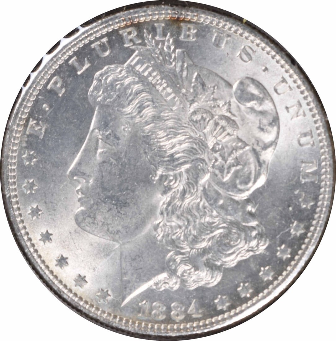 1884 VAM 2A Morgan Silver Dollar Choice BU Uncertified: 1884 VAM 2A Morgan Silver Dollar Choice BU Uncertified This 1884 VAM 2A Morgan Silver Dollar features a striking design and is graded as Choice Brilliant Uncirculated (BU). It is made of silver and wa