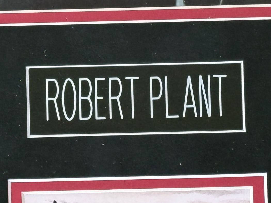 Framed Saving Grace CD Insert Signed by Robert Plant with JSA Authentication - 3