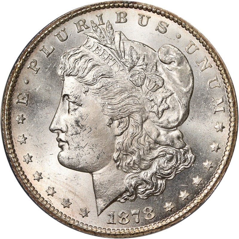 1878-CC Morgan Silver Dollar ANACS MS63 Silver Coin with Strong Eye Appeal: 1878-CC Morgan Silver Dollar ANACS MS63 Silver Coin with Strong Eye Appeal This stunning 1878-CC Morgan Silver Dollar is certified by ANACS with a grade of MS63, showcasing great eye appeal and fantas