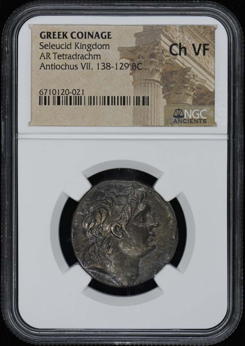 NGC Certified Ancient Greek AR Tetradrachm from Seleucid Kingdom VF30 (1 of 2)
