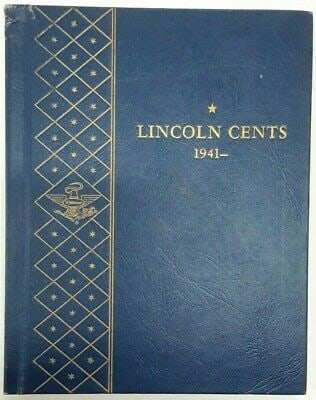Uncirculated 1941-1968 Lincoln Wheat Cent Set in Whitman Deluxe Album 71 Coins (1 of 5)