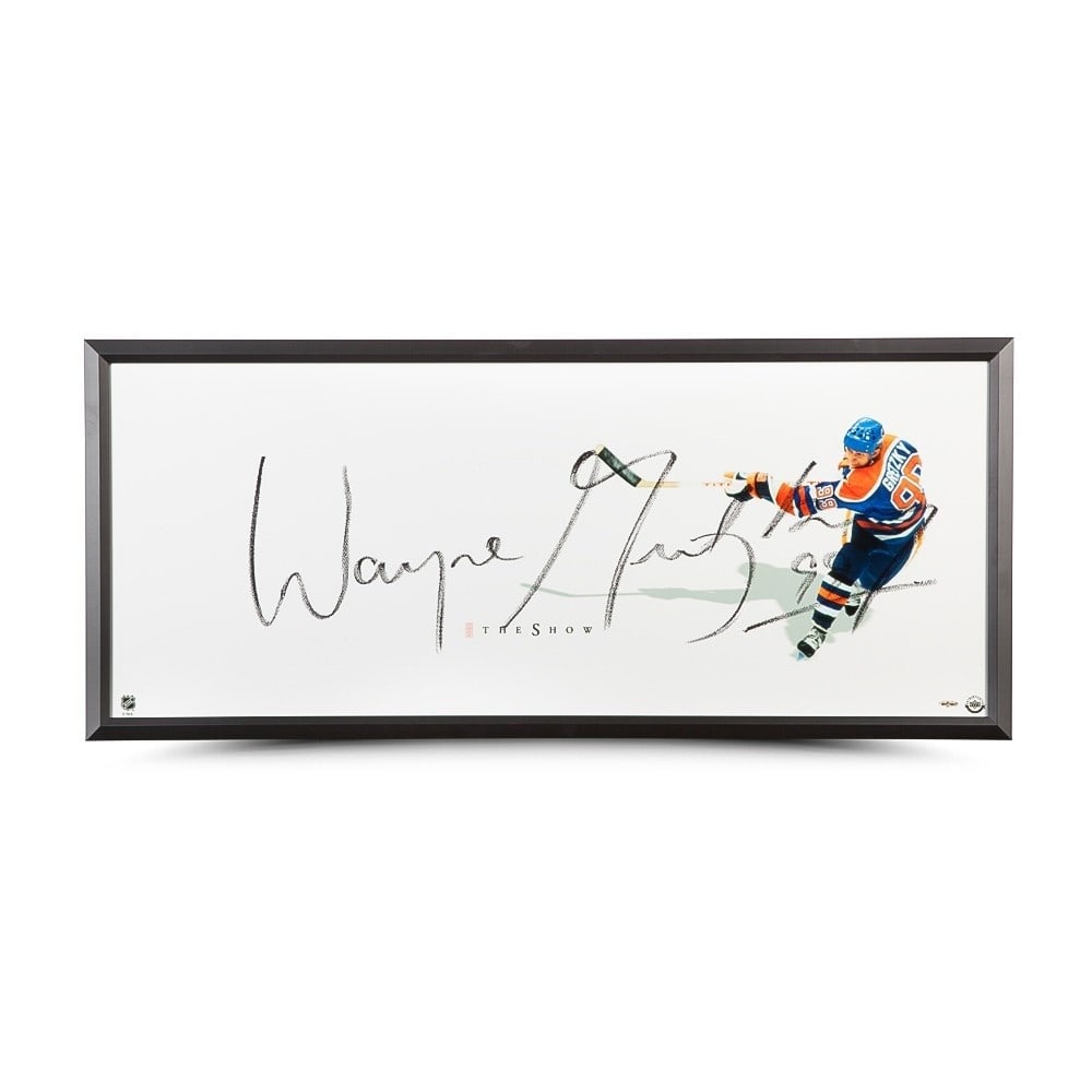 Wayne Gretzky Autographed 20x46 Photo Edmonton Oilers Upper Deck Authenticated (1 of 4)