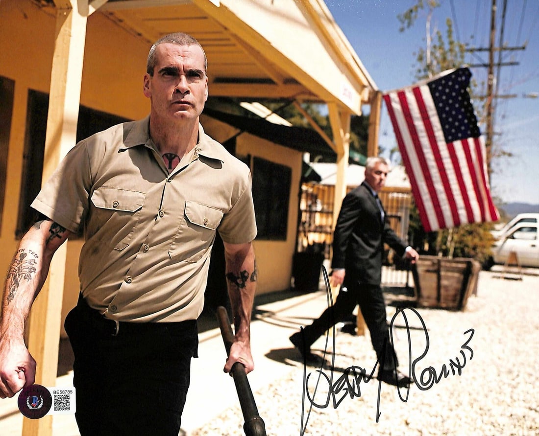 Henry Rollins Signed 8x10 Photo AJ Weston Sons of Anarchy Beckett Authenticated: Henry Rollins Signed 8x10 Photo AJ Weston Sons of Anarchy Beckett Authenticated This is an autographed 8x10 photograph of Henry Rollins, who played AJ Weston in season 2 of the FX series Sons of Anarc