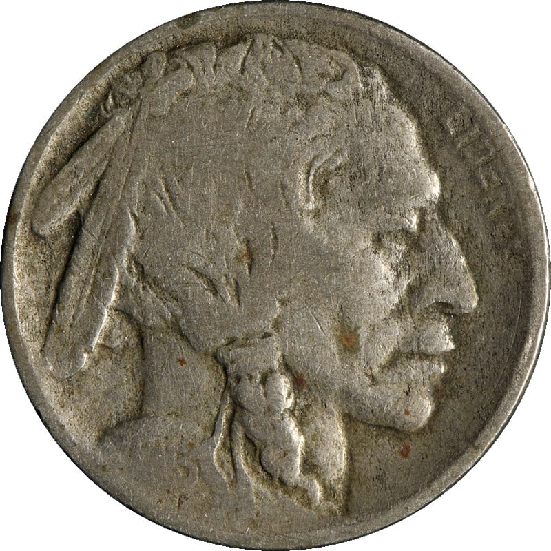 1913-D Type 2 Buffalo Nickel Circulated Fine Grade Uncertified (1 of 2)
