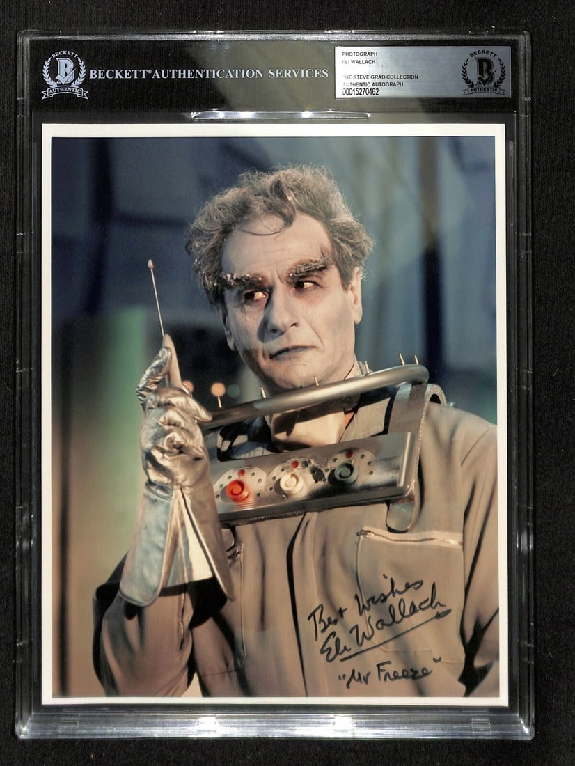 Eli Wallach Mr Freeze Signed 8x10 Photo Beckett Authenticated (1 of 1)