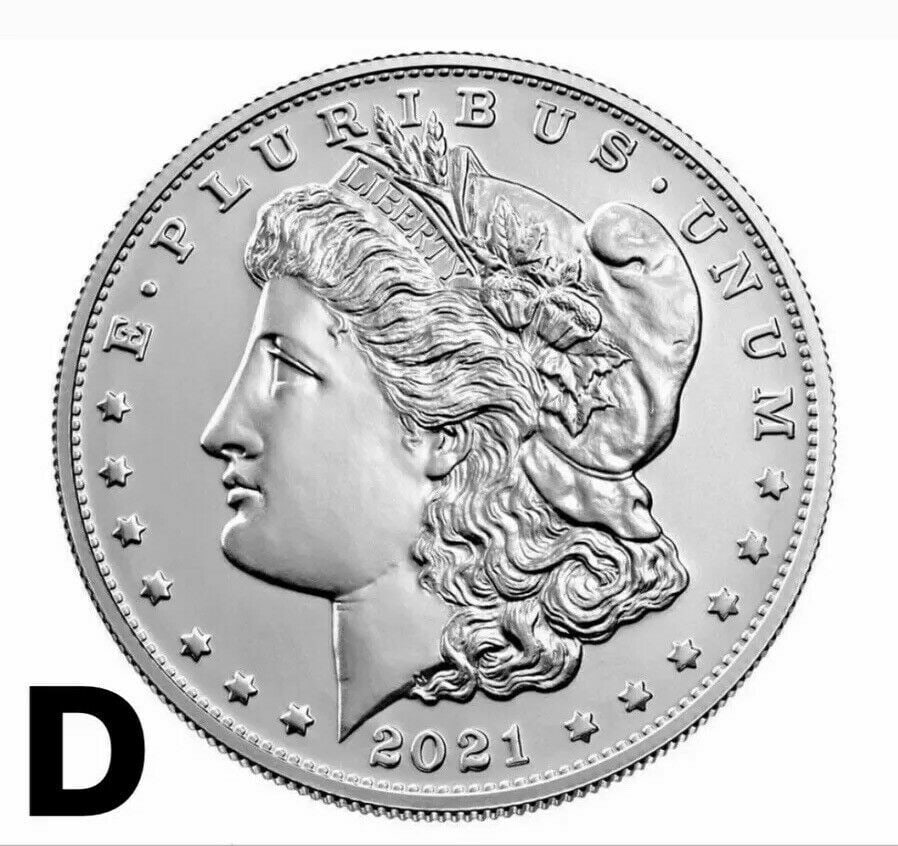 2021-D Morgan Silver Dollar OGP Box 1 oz Silver Coin: 2021-D Morgan Silver Dollar OGP Box 1 oz Silver Coin This 2021-D Morgan Silver Dollar is a remarkable piece that features the iconic design of the Morgan series. Composed of 1 oz of pure silver, this