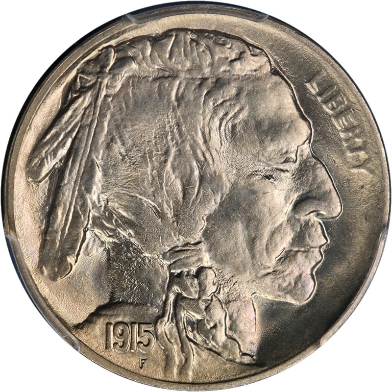 1915-P Buffalo Nickel PCGS MS66 CAC Certified Gem With Blazing White Luster: 1915-P Buffalo Nickel PCGS MS66 CAC Certified Gem With Blazing White Luster This 1915-P Buffalo Nickel features a CAC sticker and has been graded PCGS MS66. The uncirculated coin offers outstanding ey