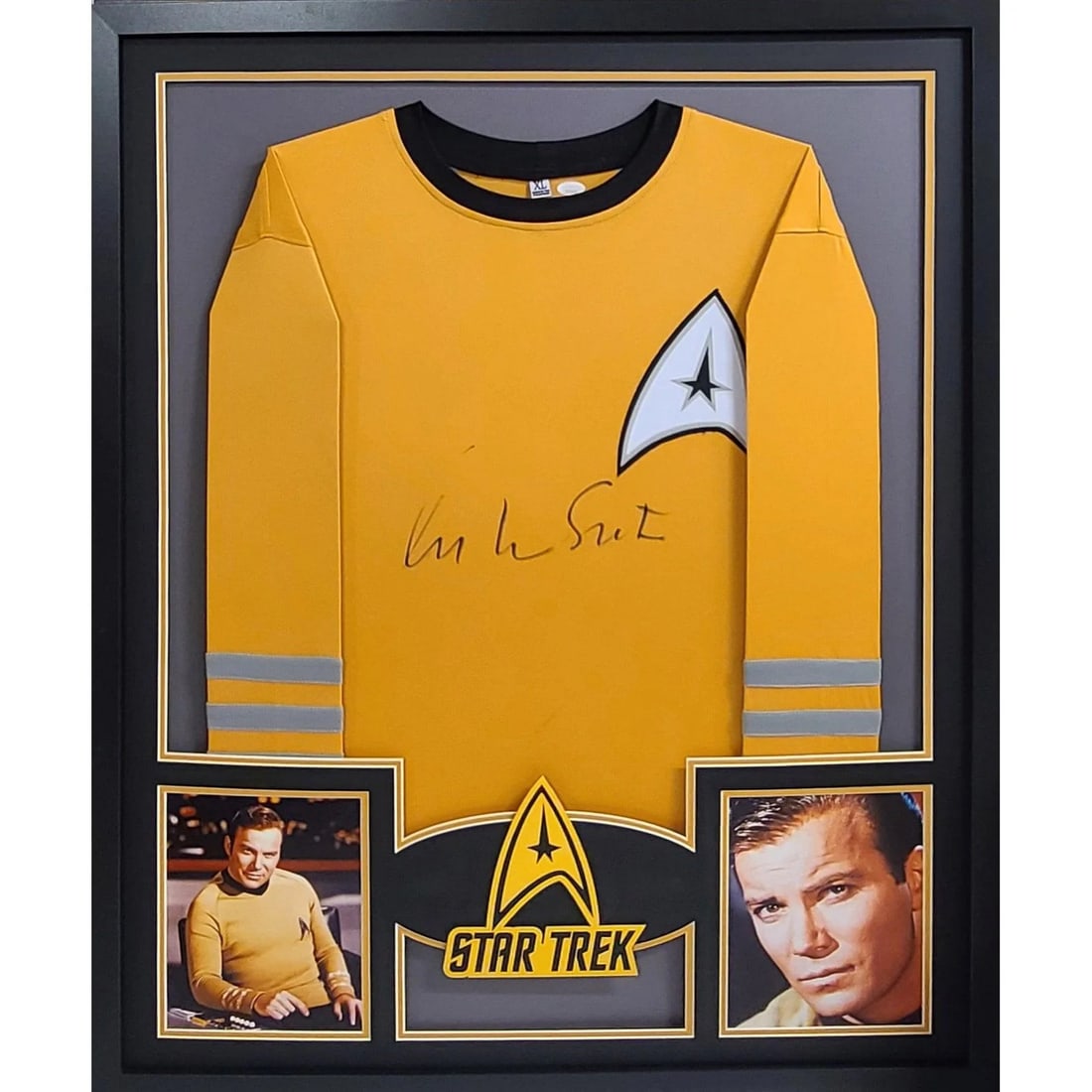 William Shatner Signed Star Trek Jersey Framed JSA Authenticated 43x36 (1 of 4)